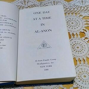 Al-Anon One Day at a Time Hardcover, 23rd Printing 1988